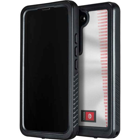 Tunisia Soccer Flag Galaxy S24 Plus Waterproof Case